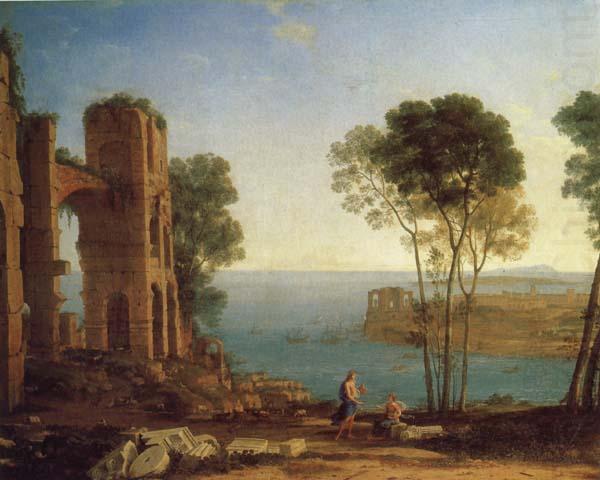 The Harbor of Baiae with Apollo and the Cumaean Sibyl, Claude Lorrain